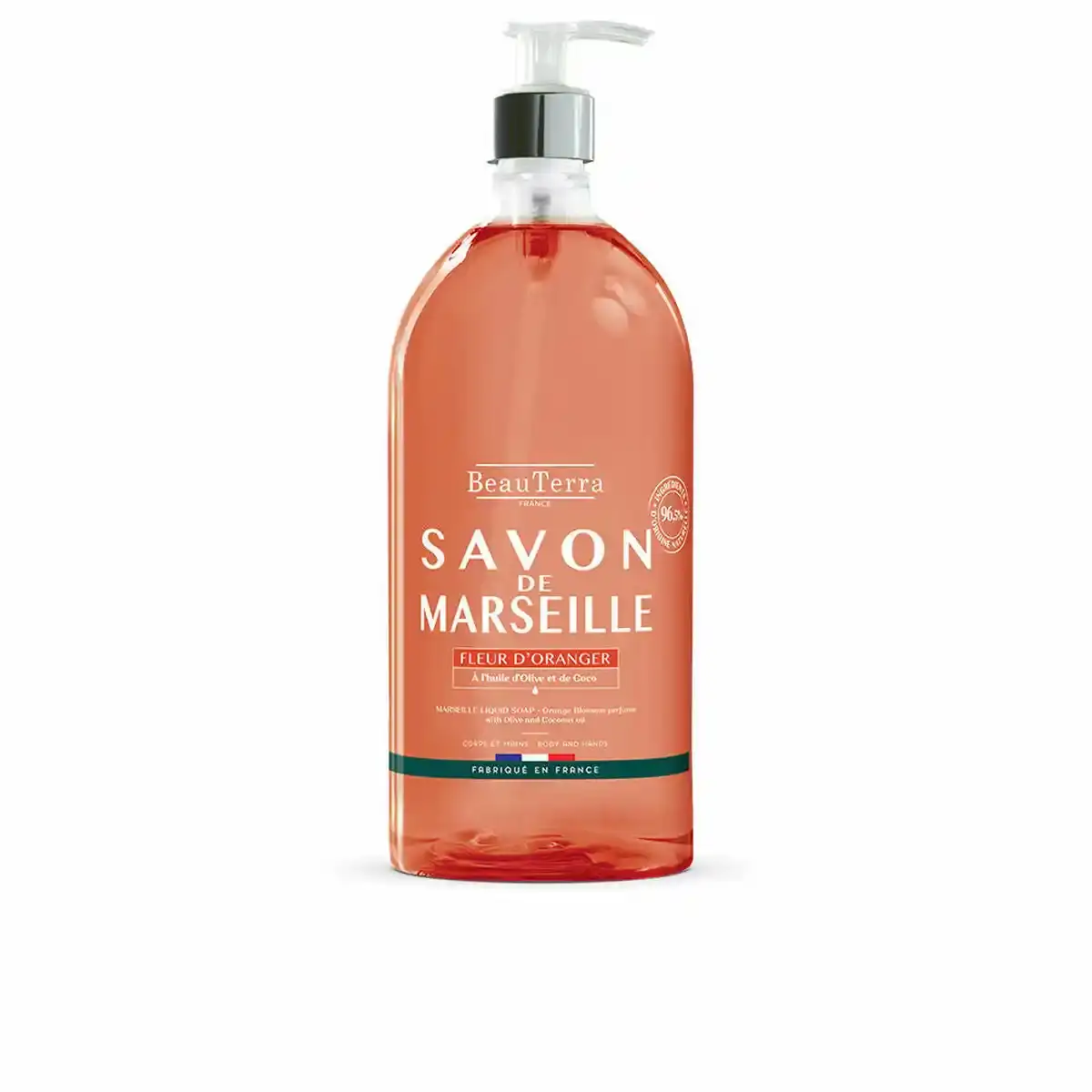 Savon liquide beauterra marseille universel mains fleur d oranger 1 l_5395. Entrez dans l'Univers de DIAYTAR SENEGAL - Où Choisir est un Voyage. Explorez notre gamme diversifiée et trouvez des articles qui répondent à tous vos besoins et envies.