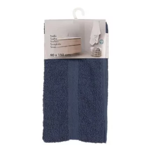 Serviette de bain Bleu foncé (90 x 150 cm). SUPERDISCOUNT FRANCE