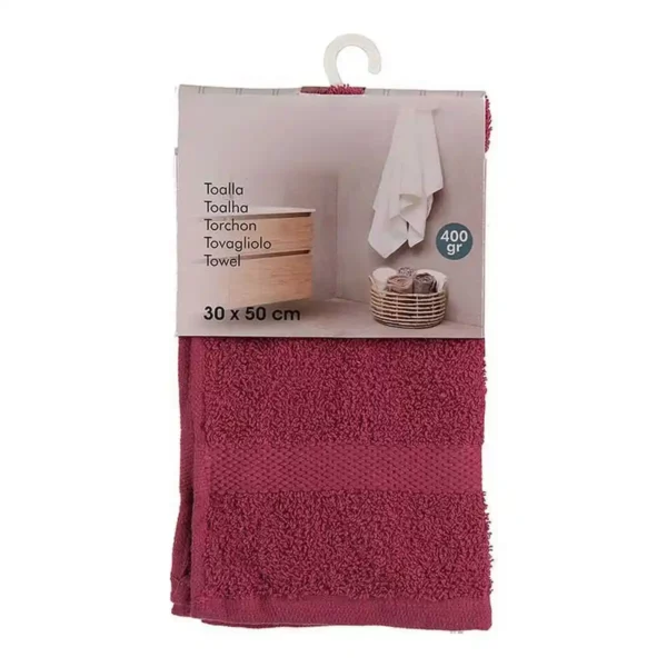 Serviette de bain Bordeaux (30 x 50 cm). SUPERDISCOUNT FRANCE