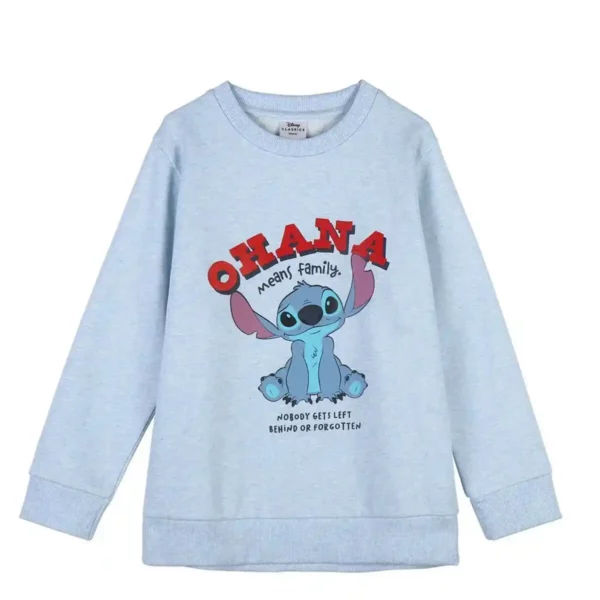 Sweat Unisexe sans Capuche Stitch Bleu Clair. SUPERDISCOUNT FRANCE