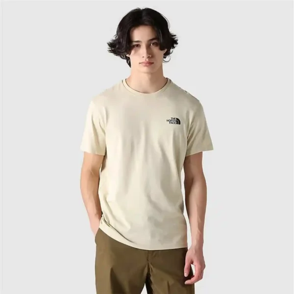 T-shirt à manches courtes pour homme The North Face Simple Dome Beige. SUPERDISCOUNT FRANCE