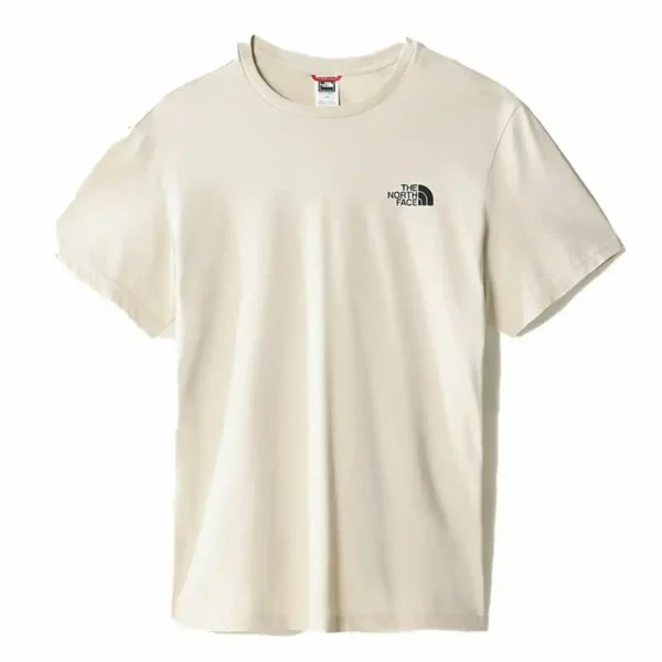 T-shirt à manches courtes pour homme The North Face Simple Dome Beige. SUPERDISCOUNT FRANCE