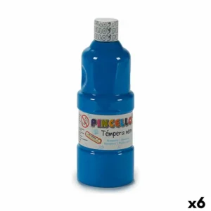 Tempera Neon Blue 400 ml (6 Unités). SUPERDISCOUNT FRANCE