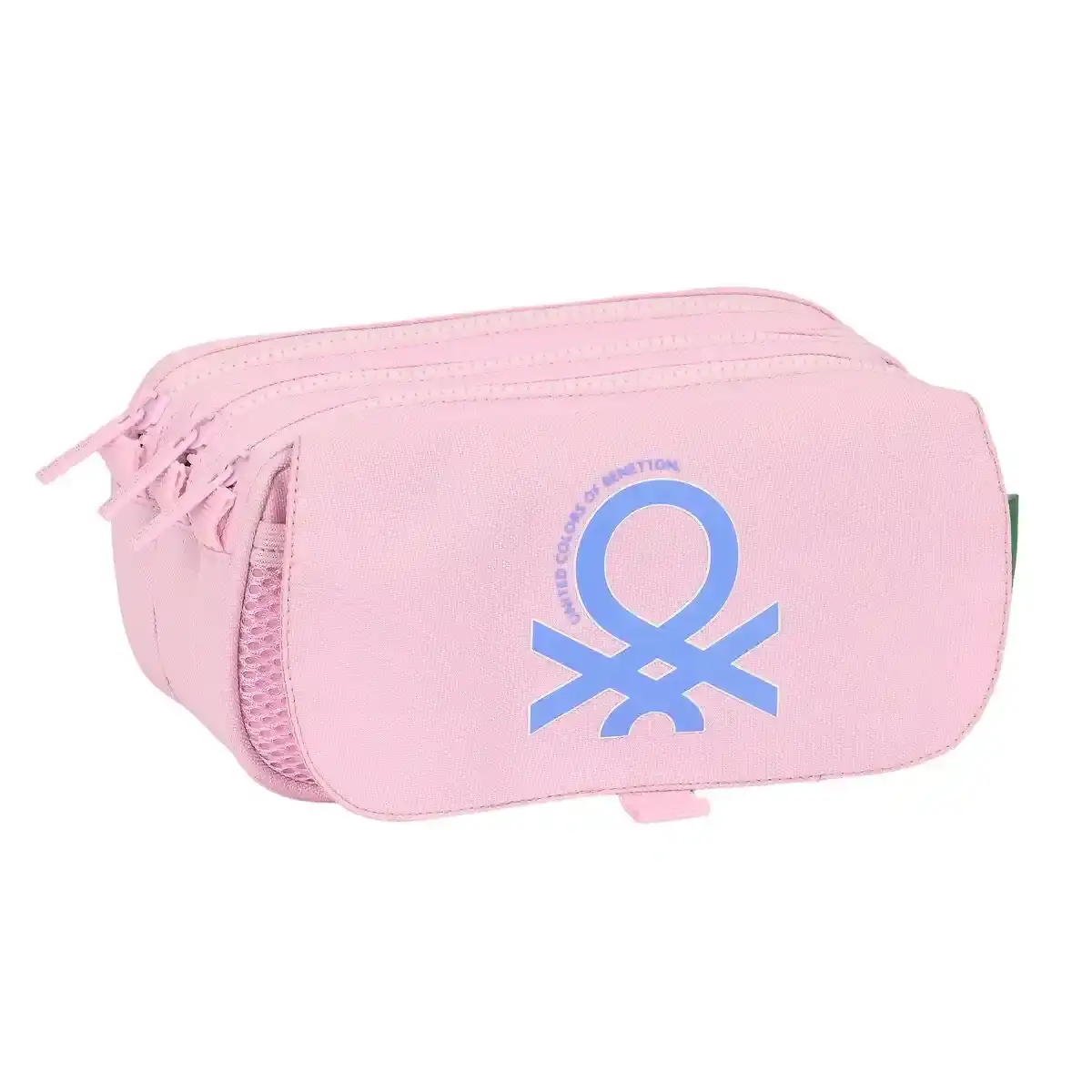 Triple Cabas Benetton Rose Rose (21,5 x 10 x 8 cm). SUPERDISCOUNT FRANCE