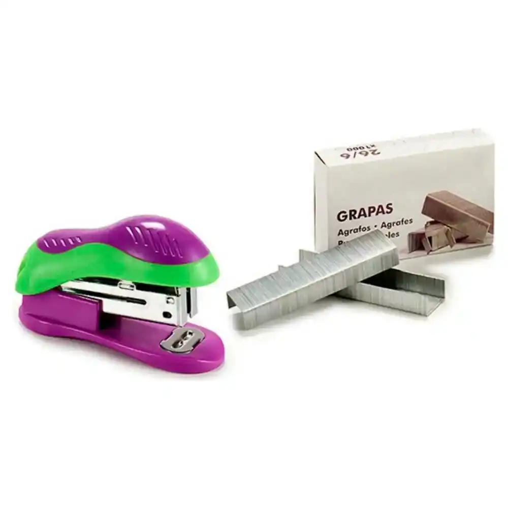 Agrafeuse (3 x 12 x 10 cm). SUPERDISCOUNT FRANCE