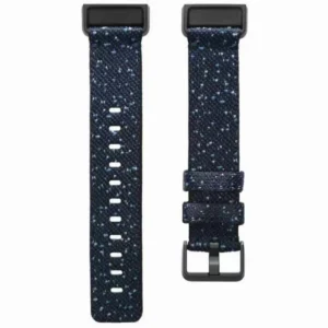 Bracelet Fitbit CHARGE 4 FB168WBNVBKL 18 - 22 cm Tissu Bleu. SUPERDISCOUNT FRANCE