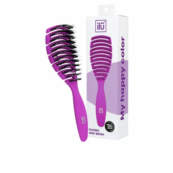 Brosse demelante ilu flexible vent violet_9941. DIAYTAR SENEGAL - Où Choisir Devient une Expression de Soi. Découvrez notre boutique en ligne et trouvez des articles qui révèlent votre personnalité et votre style.