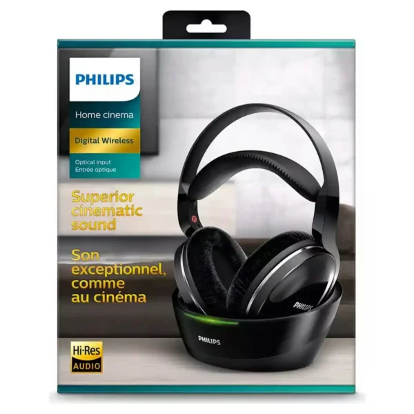 Casque avec Bandeau Philips Noir Sans Fil. SUPERDISCOUNT FRANCE