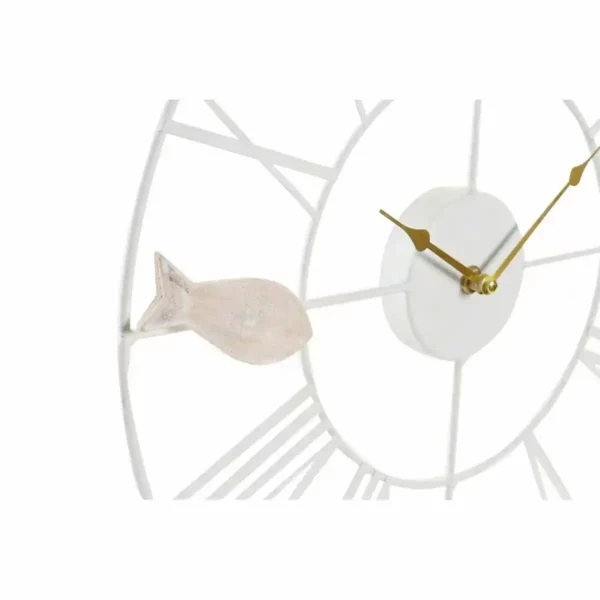 Horloge murale dkd home decor 39 x 3 5 x 39 cm metal marron blanc mdf bois mediterranee poisson_8027. Bienvenue chez DIAYTAR SENEGAL - Là où les Désirs Prendent Vie. Explorez notre boutique en ligne et laissez-vous séduire par des articles qui font écho à vos aspirations et à votre style unique.