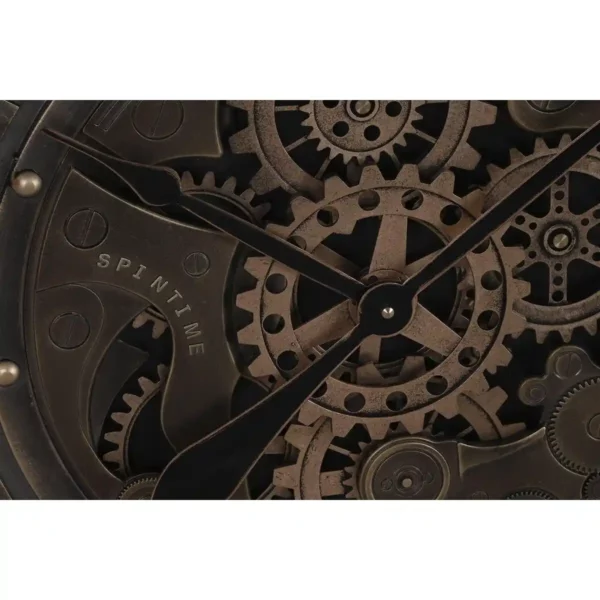 Horloge murale dkd home decor gears noir fer dore 80 x 6 5 x 80 cm _2402. DIAYTAR SENEGAL - Votre Destination Shopping Inspirante. Explorez notre catalogue pour trouver des articles qui stimulent votre créativité et votre style de vie.