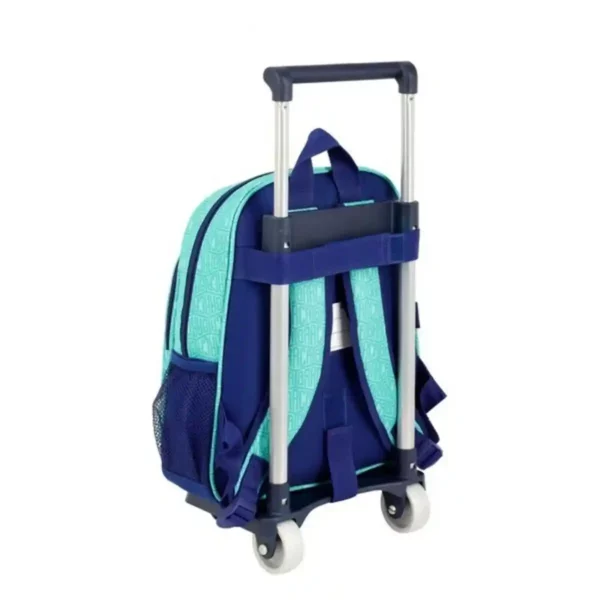 Sac à dos scolaire à roulettes 705 F.C. Barcelona 19/20 Turquoise. SUPERDISCOUNT FRANCE