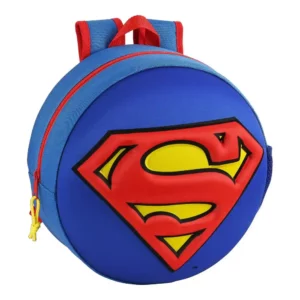 Sac enfant 3D Superman Rouge Bleu Jaune (31 x 31 x 10 cm). SUPERDISCOUNT FRANCE