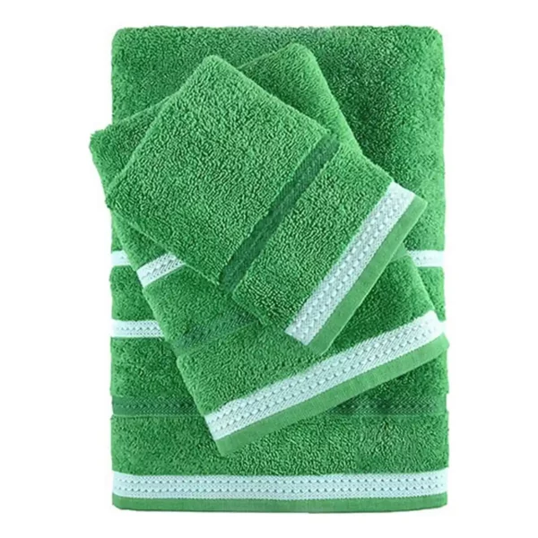 Set de serviettes RAINBOW Benetton Green (4 pcs). SUPERDISCOUNT FRANCE