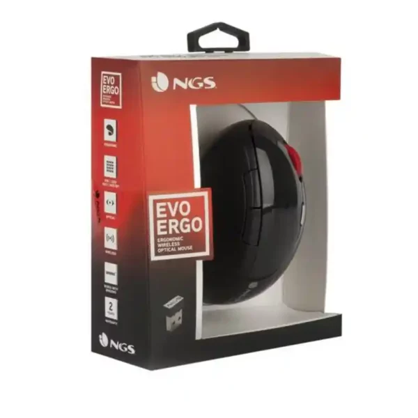 Souris sans fil NGS EVOERGO Plug and play Noir. SUPERDISCOUNT FRANCE