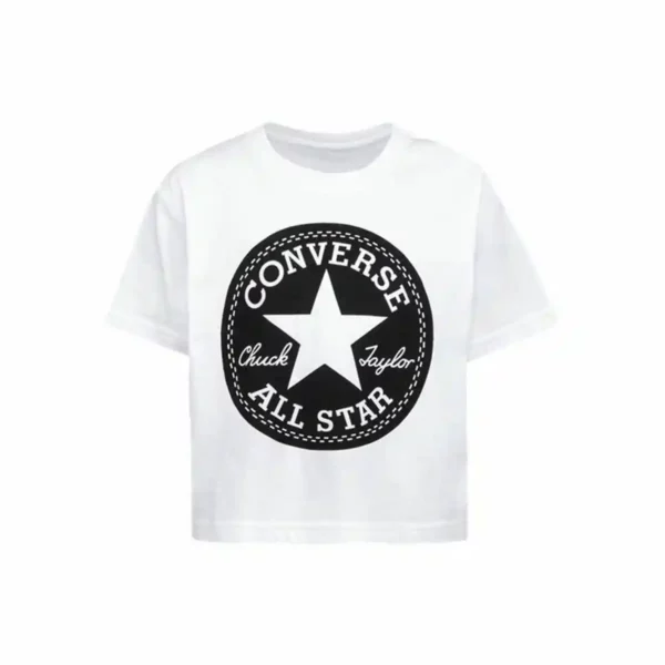 T-shirt à manches courtes Converse Chuck Patch Boxy. SUPERDISCOUNT FRANCE