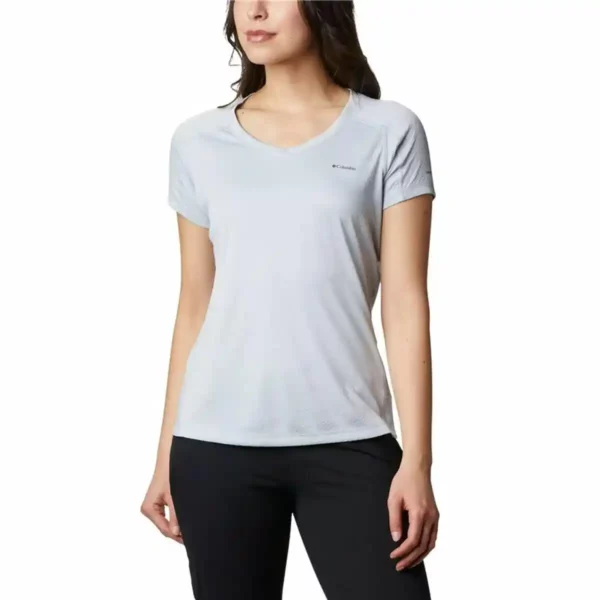 T-shirt à manches courtes pour femme Columbia Zero RulesTM Gris. SUPERDISCOUNT FRANCE