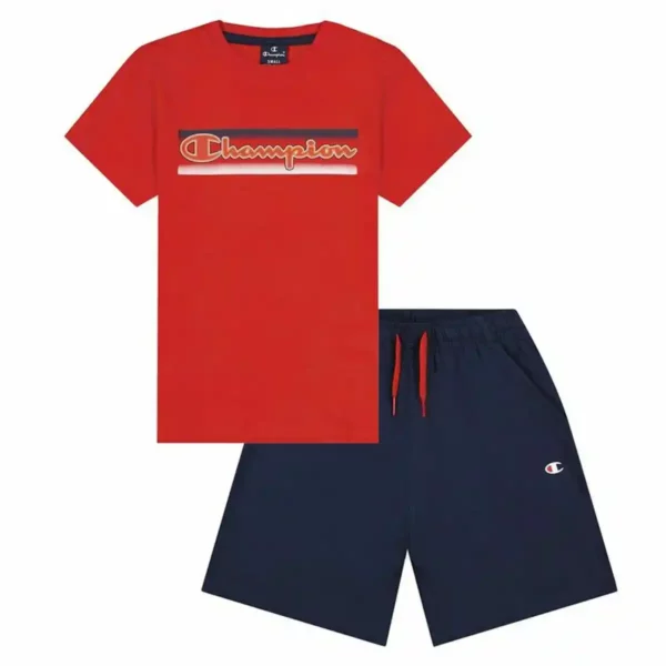 Tenue de sport pour enfant Champion Summer Boy Bleu foncé Multicolore. SUPERDISCOUNT FRANCE