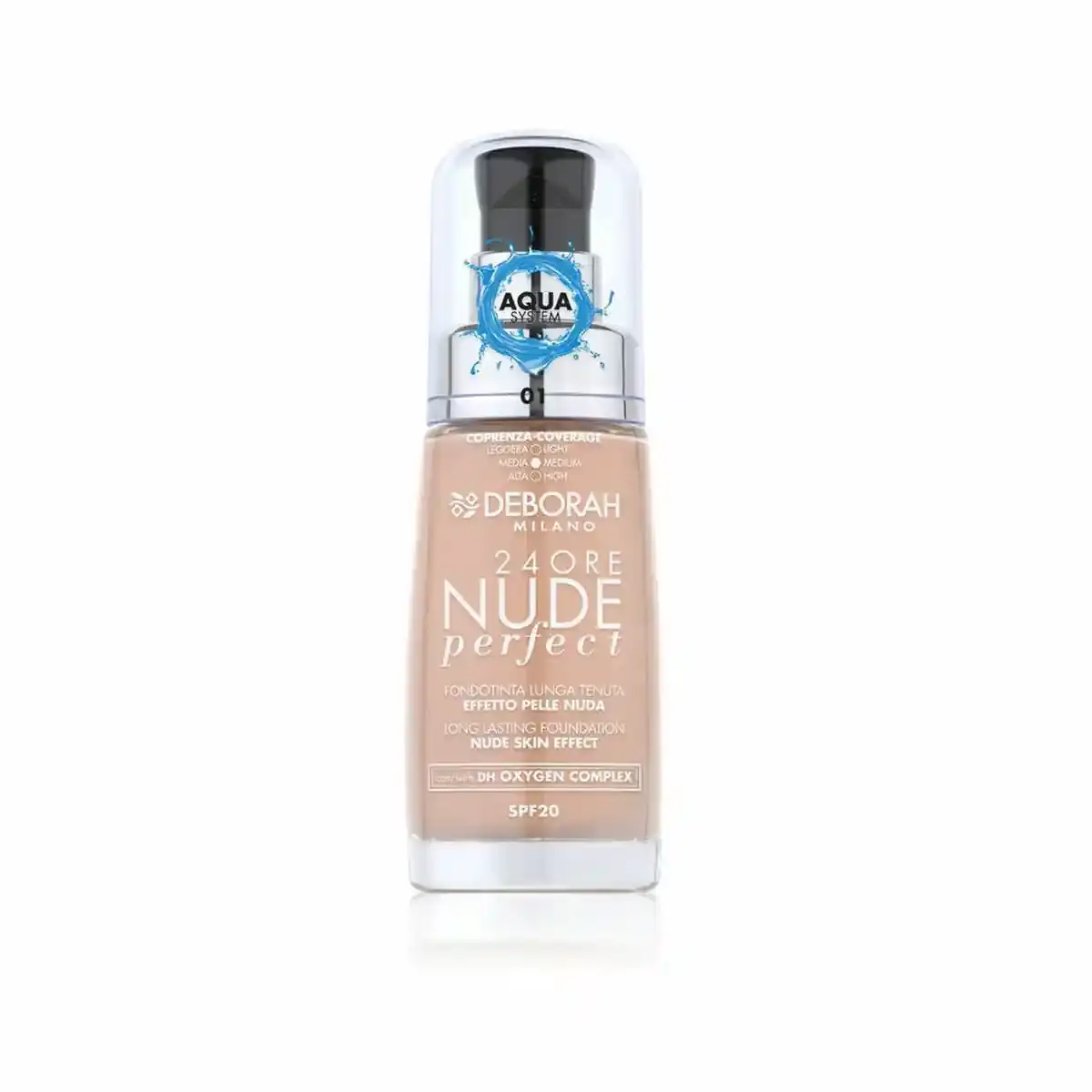 Base de maquillage liquide 24 ore perfect nude deborah 9606_8957. DIAYTAR SENEGAL - Où Choisir est un Plaisir Responsable. Explorez notre boutique en ligne et adoptez des produits qui reflètent notre engagement envers la durabilité.