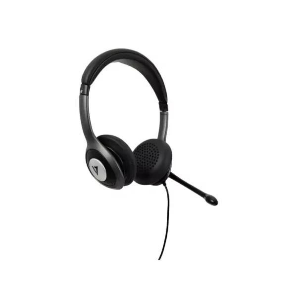 Casque avec Microphone V7 HU530C Noir. SUPERDISCOUNT FRANCE