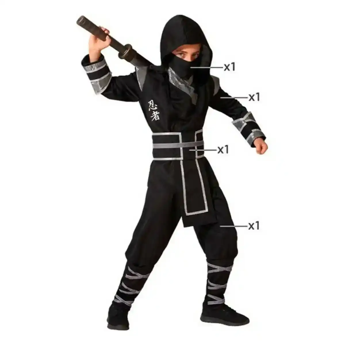 Déguisement Ninja pour enfants. SUPERDISCOUNT FRANCE