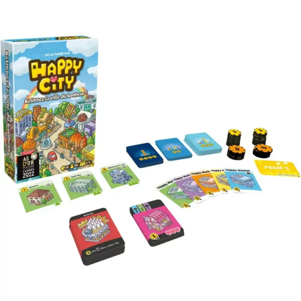 Jeu de société Asmodee Happy City (FR). SUPERDISCOUNT FRANCE