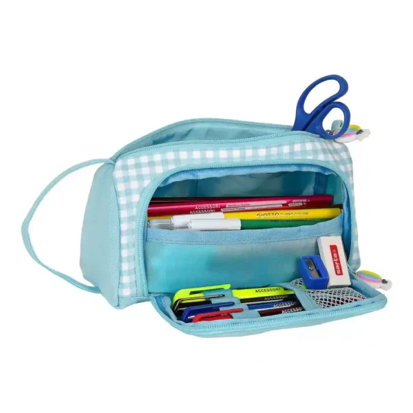 Mallette Scolaire BlackFit8 Fly with me Blanc Bleu Ciel (20 x 11 x 8,5 cm) (32 Pièces). SUPERDISCOUNT FRANCE