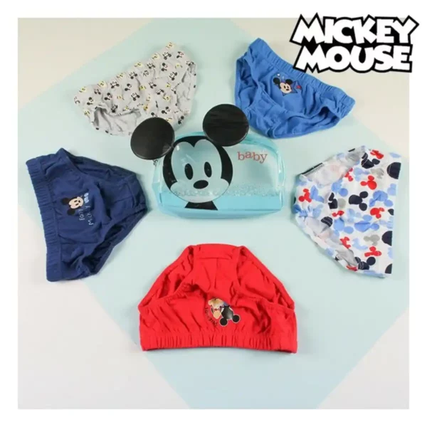 Pack de calecons mickey mouse enfants multicolore 5 uds _1874. DIAYTAR SENEGAL - L'Art de Vivre en Couleurs. Découvrez notre boutique en ligne et trouvez des produits qui ajoutent une palette vibrante à votre quotidien.