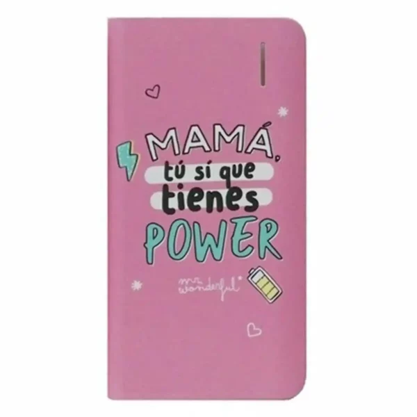 Power Bank Mr. Wonderful MRPWB031 4000 mAh Rose. SUPERDISCOUNT FRANCE