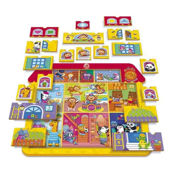 Puzzle Reig Constructor House Musical 21 pièces (17 x 37 x 41,5 cm). SUPERDISCOUNT FRANCE