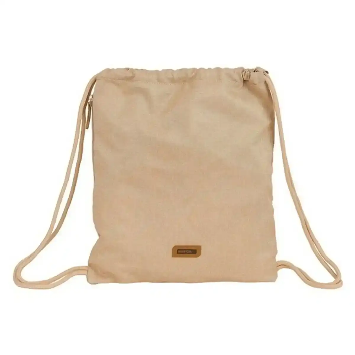 Sac à Dos à Cordes Safta Beige. SUPERDISCOUNT FRANCE