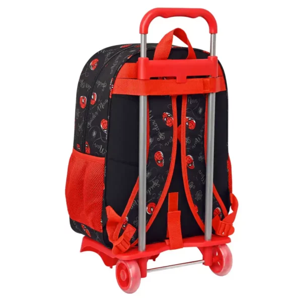 Sac à dos scolaire à roulettes Spiderman Hero Noir (33 x 42 x 14 cm). SUPERDISCOUNT FRANCE