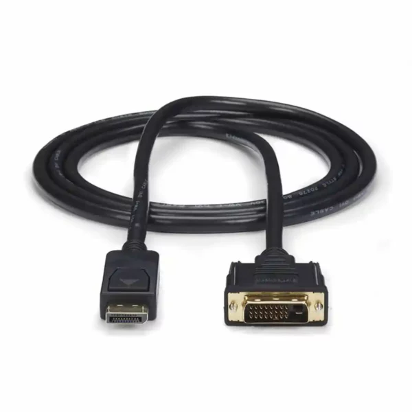 Adaptateur DisplayPort vers DVI Startech DP2DVI2MM6 (1,8 m) Noir 1,8 m. SUPERDISCOUNT FRANCE