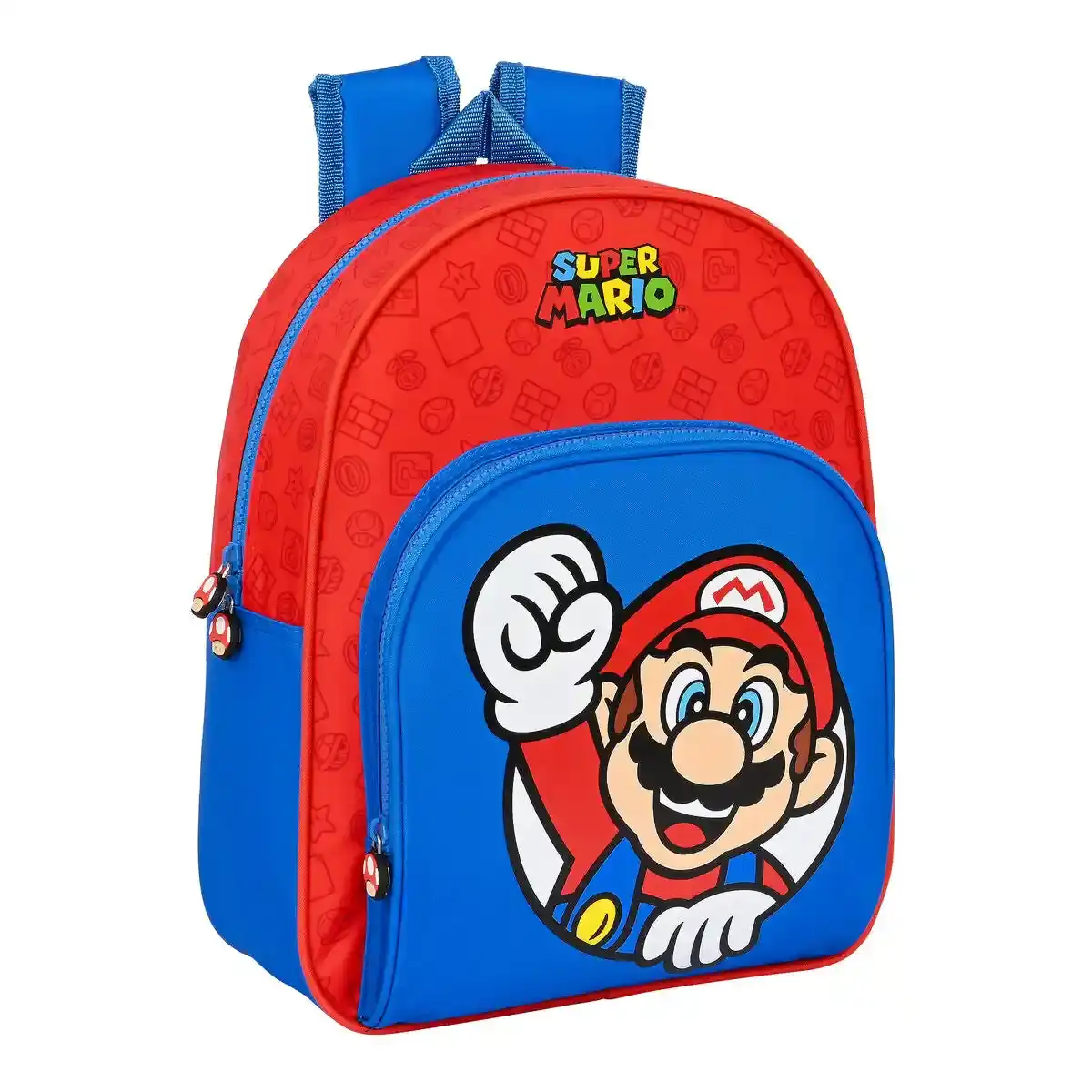 Cartable Super Mario Rouge Bleu (28 x 34 x 10 cm). SUPERDISCOUNT FRANCE