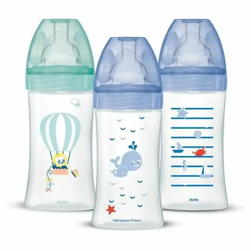 Ensemble de biberons Dodie 3 uds (270 ml). SUPERDISCOUNT FRANCE