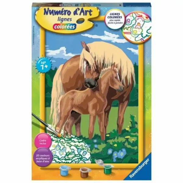 Images à colorier dans Ravensburger Proud Horses. SUPERDISCOUNT FRANCE