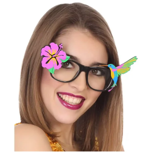 Lunettes costune accessoires tropical multicolore_7573. DIAYTAR SENEGAL - Où Choisir Devient un Plaisir. Découvrez notre boutique en ligne et choisissez parmi une variété de produits qui satisferont tous vos besoins.