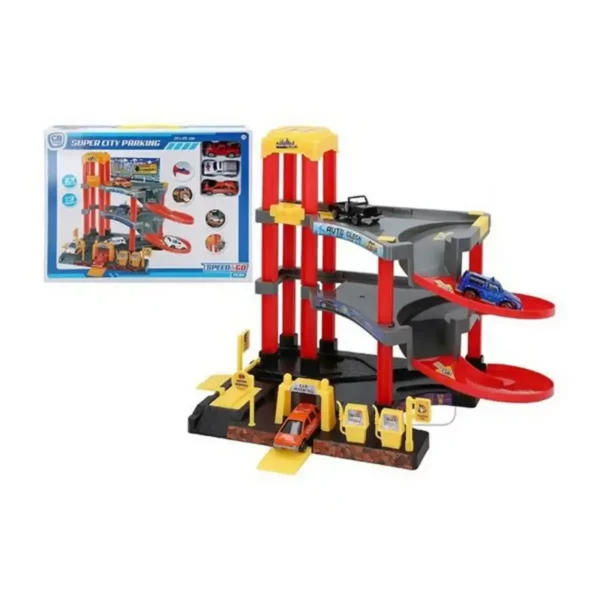 Parking avec Cars Speed ​​& Go (3 pcs). SUPERDISCOUNT FRANCE