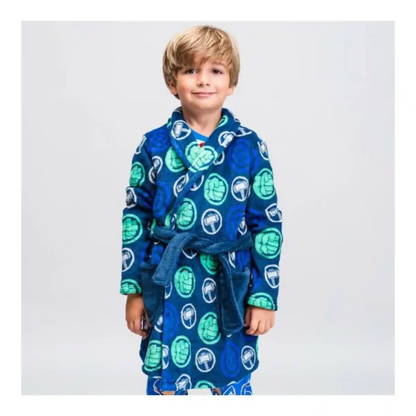 Peignoir Enfant The Avengers Bleu. SUPERDISCOUNT FRANCE