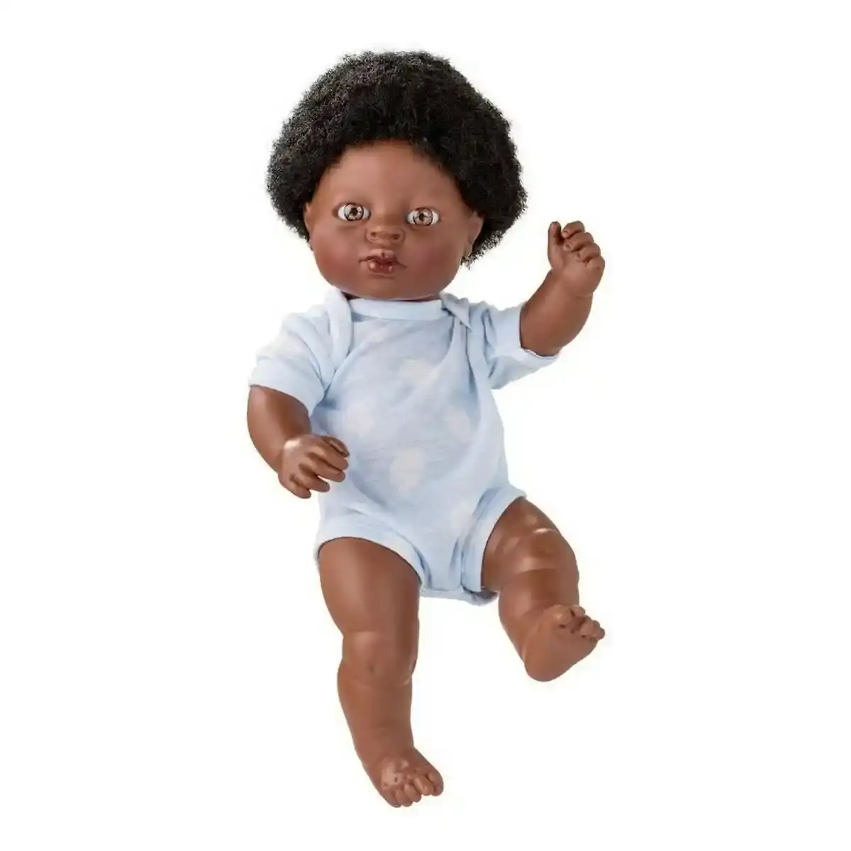 Poupée bébé Berjuan Newborn 38 cm Femme Africaine (38 cm). SUPERDISCOUNT FRANCE