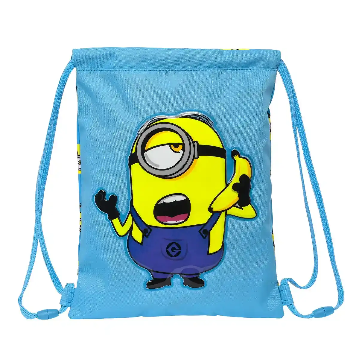 Sac à Dos à Cordes Minions Minionstatic Bleu (26 x 34 x 1 cm). SUPERDISCOUNT FRANCE