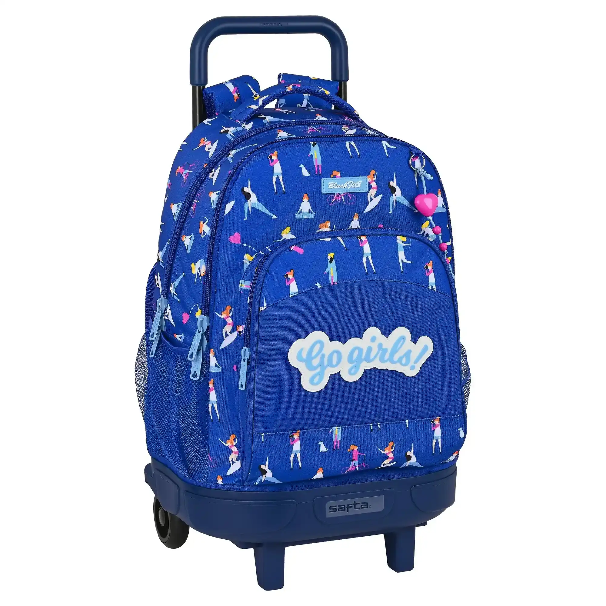 Sac à dos scolaire à roulettes BlackFit8. SUPERDISCOUNT FRANCE