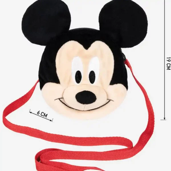 Sac bandoulière 3D Mickey Mouse Noir. SUPERDISCOUNT FRANCE