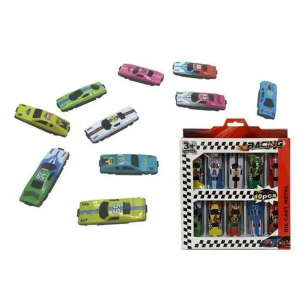 Set de voitures Racing Metal (10 uds). SUPERDISCOUNT FRANCE