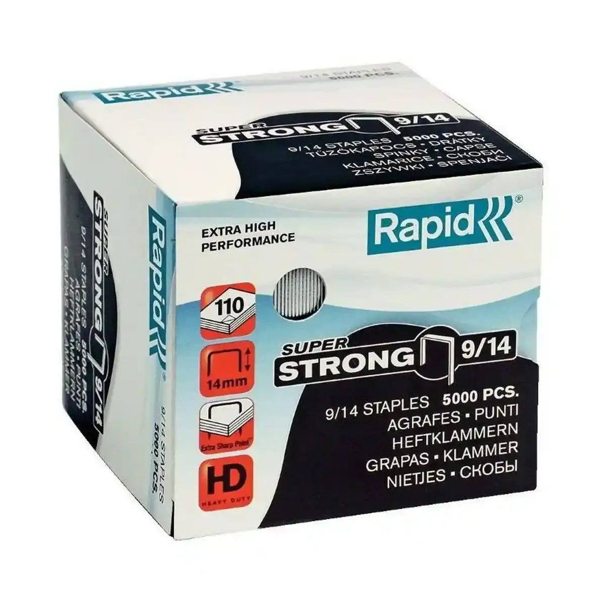 Staples Rapid 9/14 Extra fort 5000 Unités Câble Galvanisé. SUPERDISCOUNT FRANCE