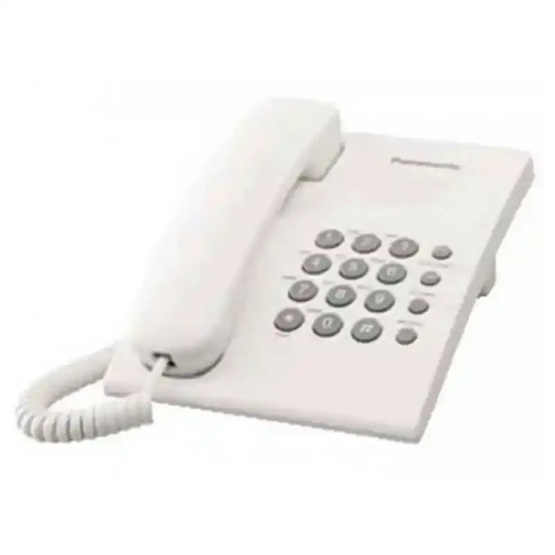 Téléphone Fixe Panasonic KX-TS500EXW Blanc. SUPERDISCOUNT FRANCE