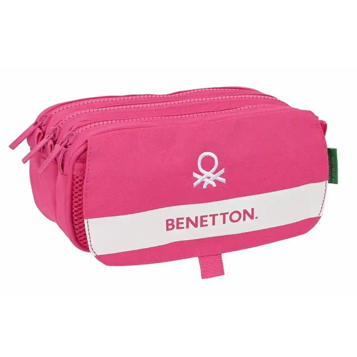 Triple Cabas Benetton Framboise 21,5 x 10 x 8 cm Fuchsia. SUPERDISCOUNT FRANCE
