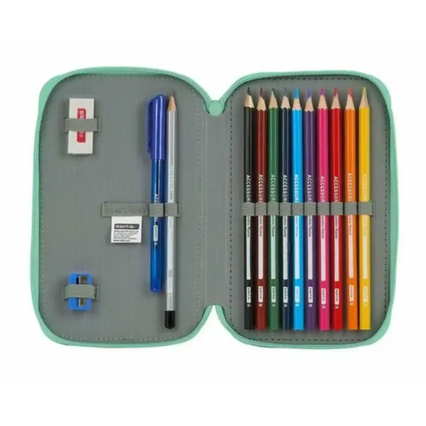 Trousse Double BlackFit8 Turquoise (28 pcs). SUPERDISCOUNT FRANCE