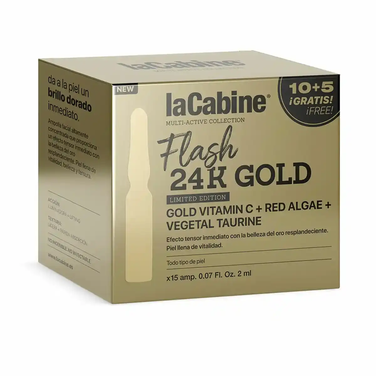 Ampoules lacabine flash k gold 15 unites 2 ml_3781. DIAYTAR SENEGAL - Où Choisir est une Célébration. Découvrez notre sélection de produits qui représentent la diversité et la joie du Sénégal, à chaque étape de votre vie.