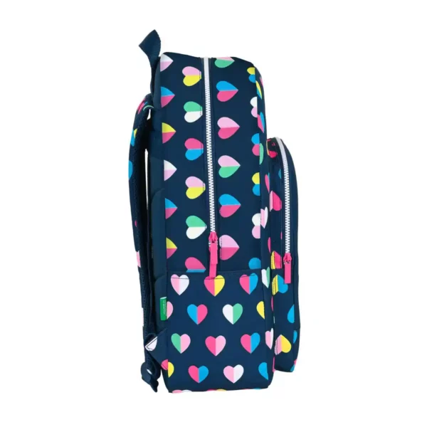 Cartable Benetton Corazones Bleu Marine. SUPERDISCOUNT FRANCE