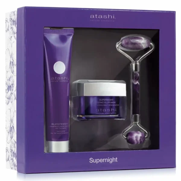 Coffret cosmetique atashi supernight 3 pieces_6132. Bienvenue sur DIAYTAR SENEGAL - Où Chaque Détail compte. Plongez dans notre univers et choisissez des produits qui ajoutent de l'éclat et de la joie à votre quotidien.